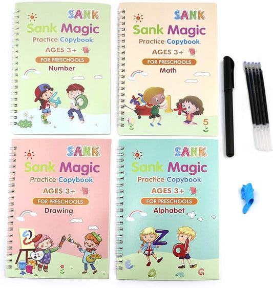 (x2) Set de Cuadernos Mágicos Montessori + Regalo - $39,99