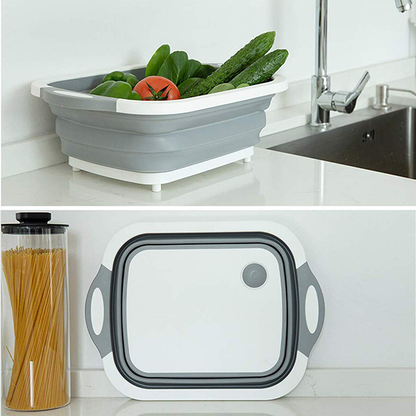 ❗40% DE DESCUENTO❗ TABLA DE PICAR MULTIUSOS  y CONTENEDOR ®️
